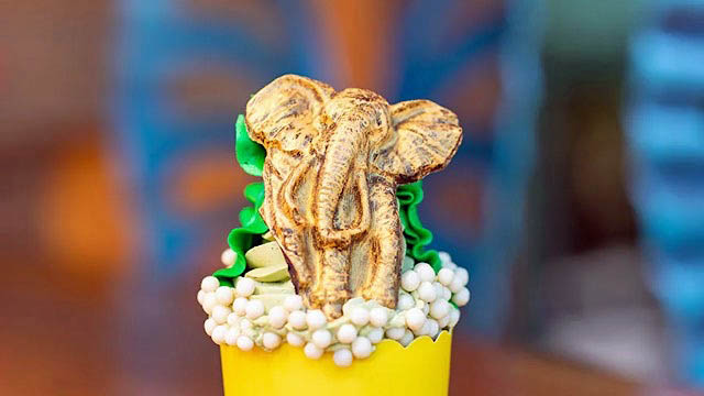 animal kingdom earth day elephant cupcake spring treat