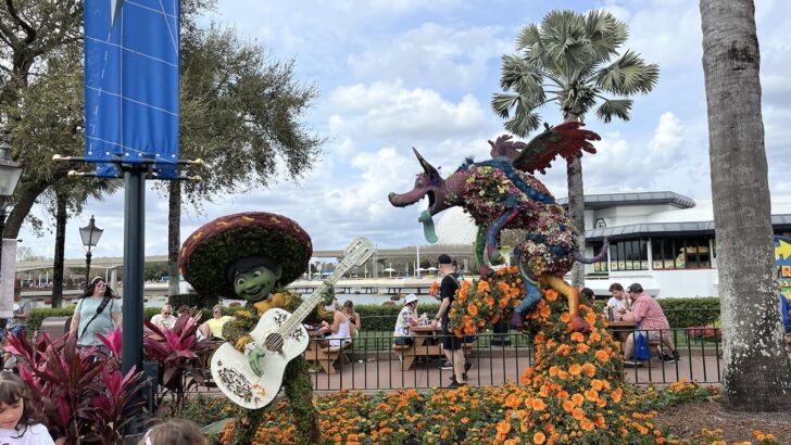 For the First Time Disney Uses Projection Mapping for Flower and Garden Festival