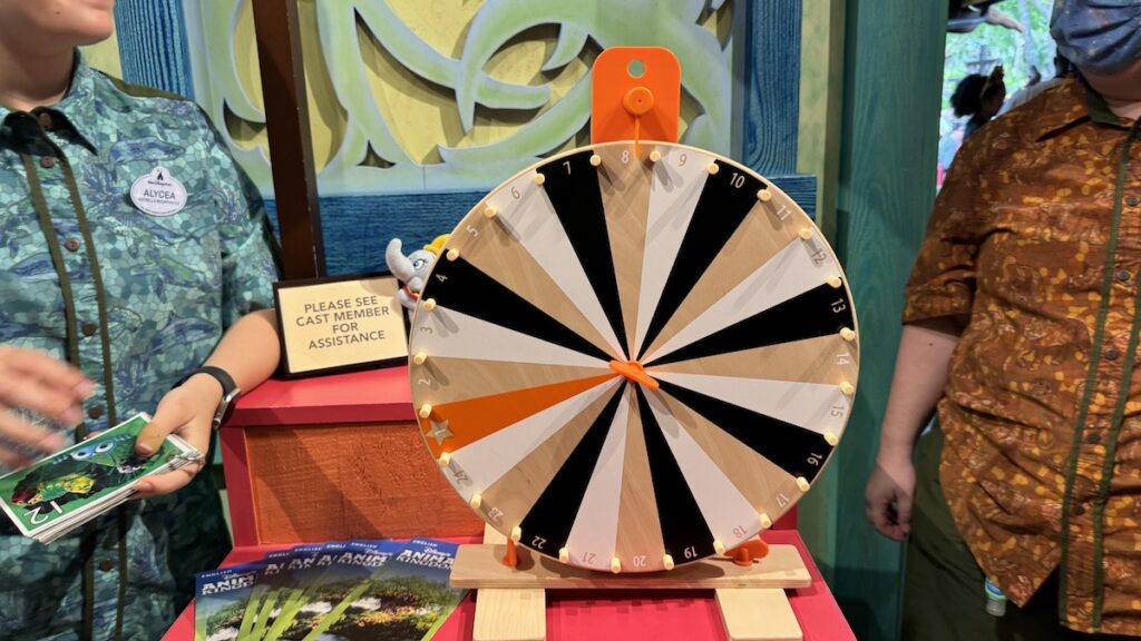 Trivia Wheel Disney World animal Kingdom