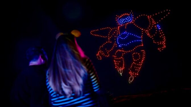 Video: Disney World's New Nighttime Show Features Drones!