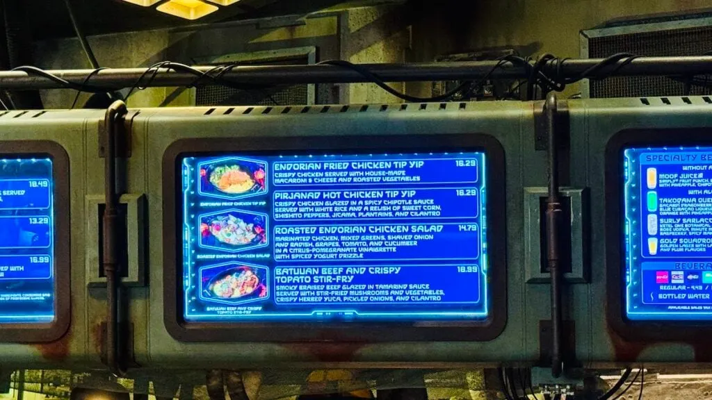 Docking Bay 7 Menu