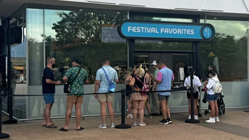 EPCOT CommuniCore Festival Favorites quick service kiosk