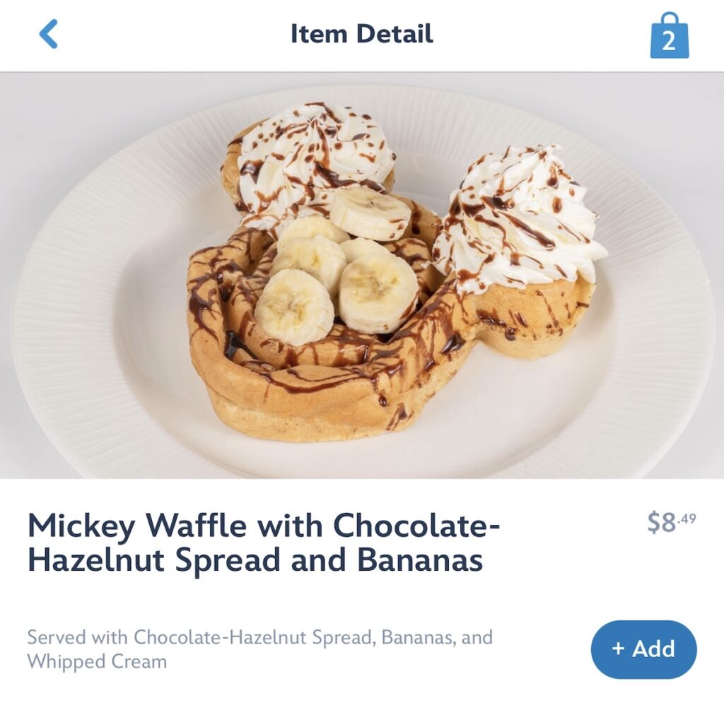 Sleepy Hollow Mickey Waffle