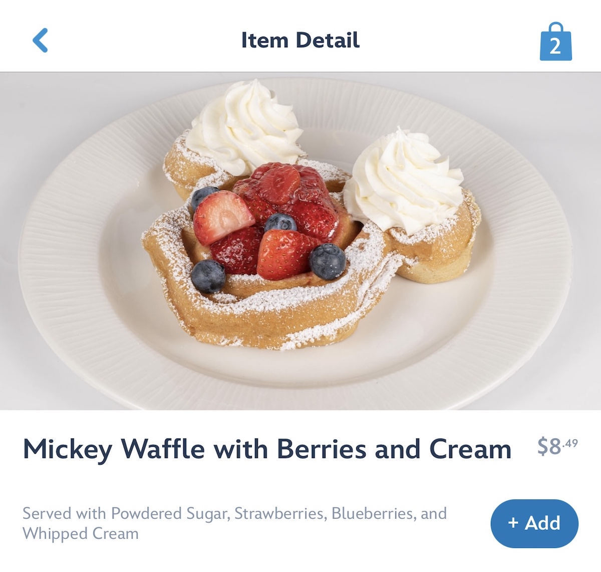 Sleepy Hollow Mickey Waffle