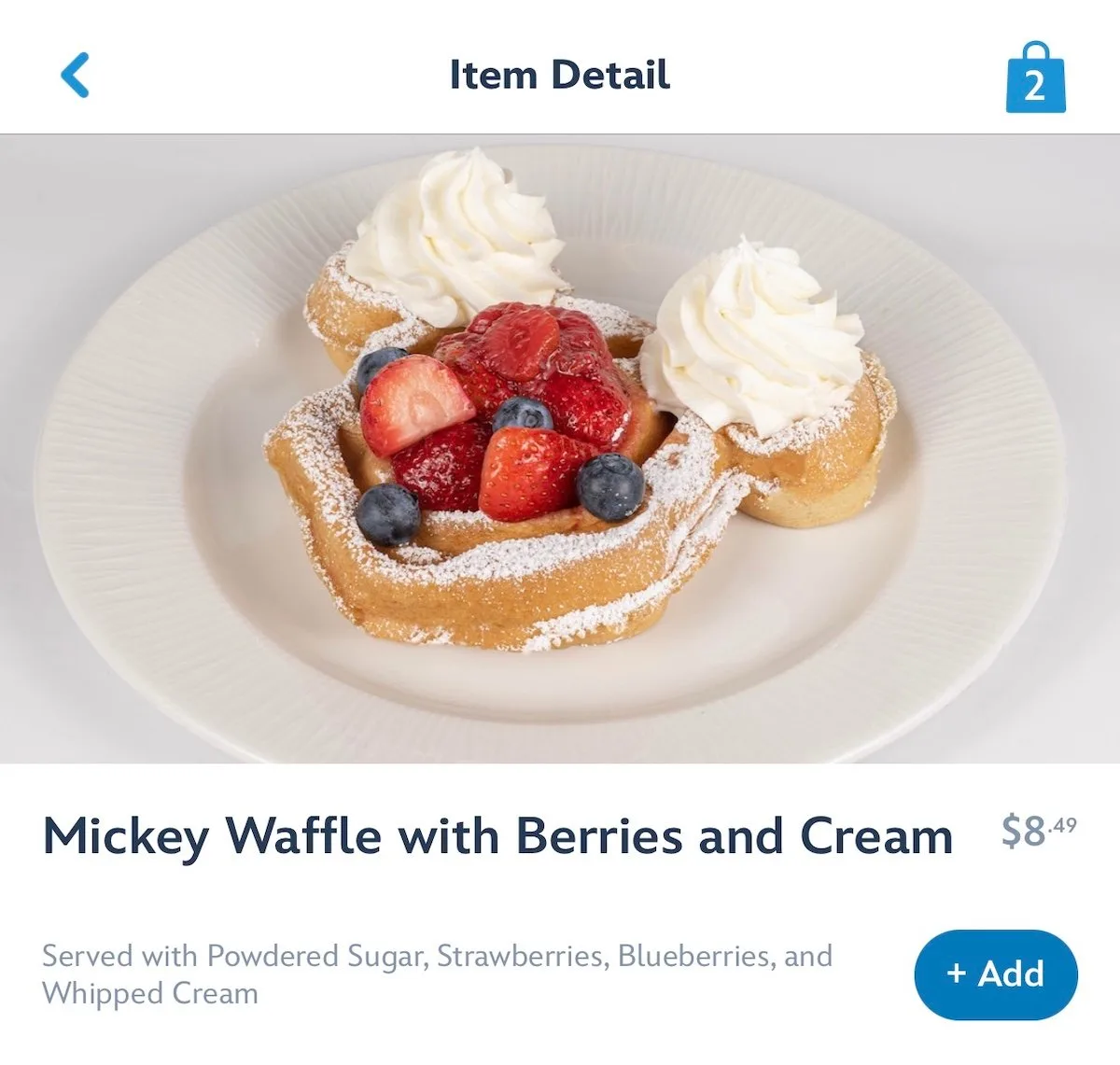 Sleepy Hollow Mickey Waffle
