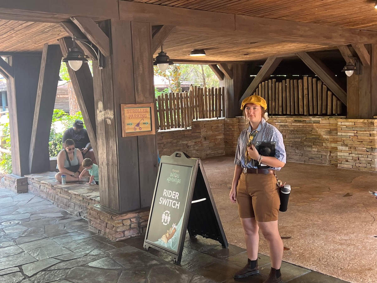 Tiana's Bayou Adventure stroller parking