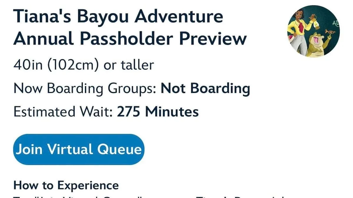 tianasbayouadventurevirtualqueue