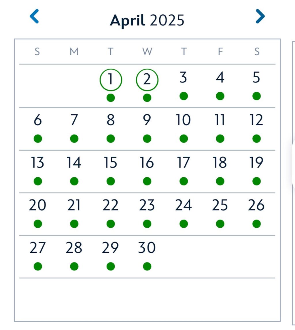 April good to go 2025