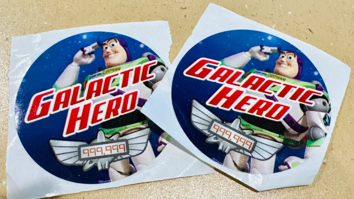 Galactic Hero stickers