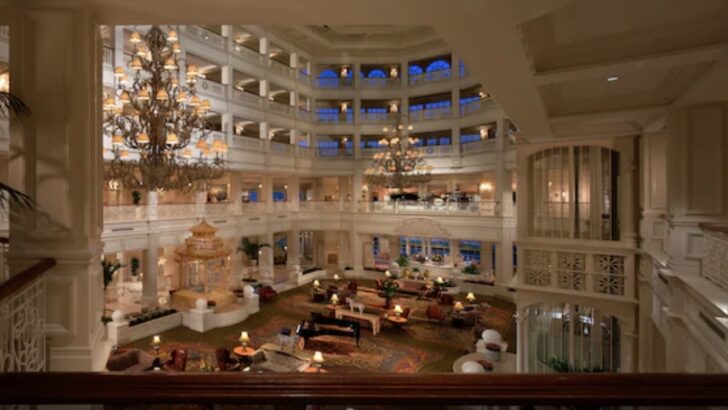 Lengthy Refurbishment Announced for Grand Floridian Lobby