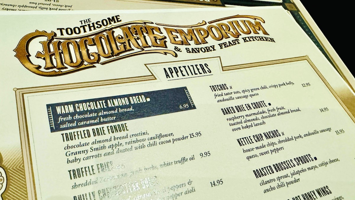 Toothsome Universal Menu