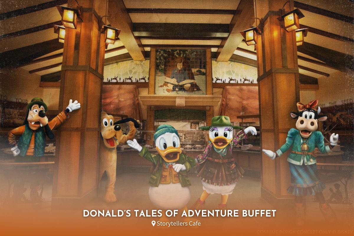 donald's tales of adventure buffet