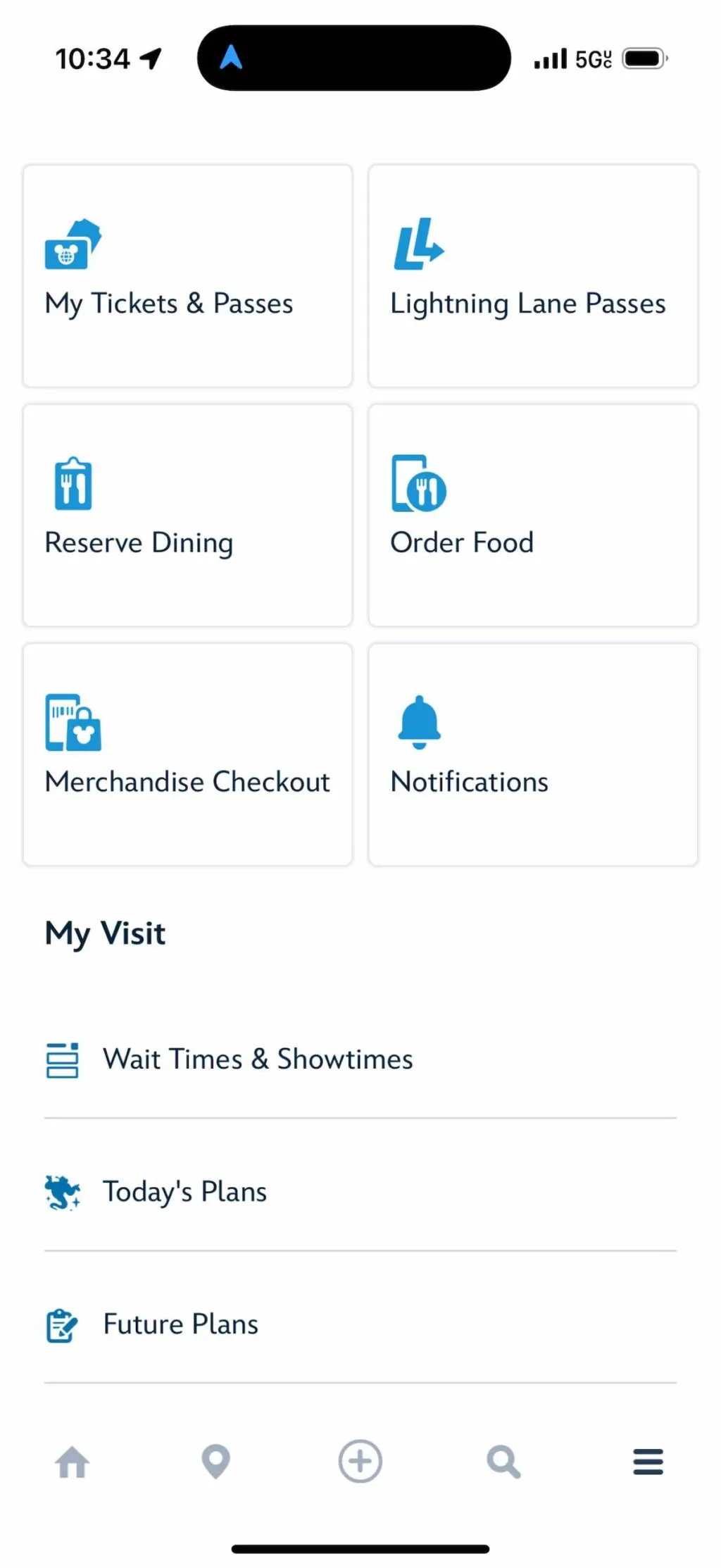 screen shot my disney experience search single rider