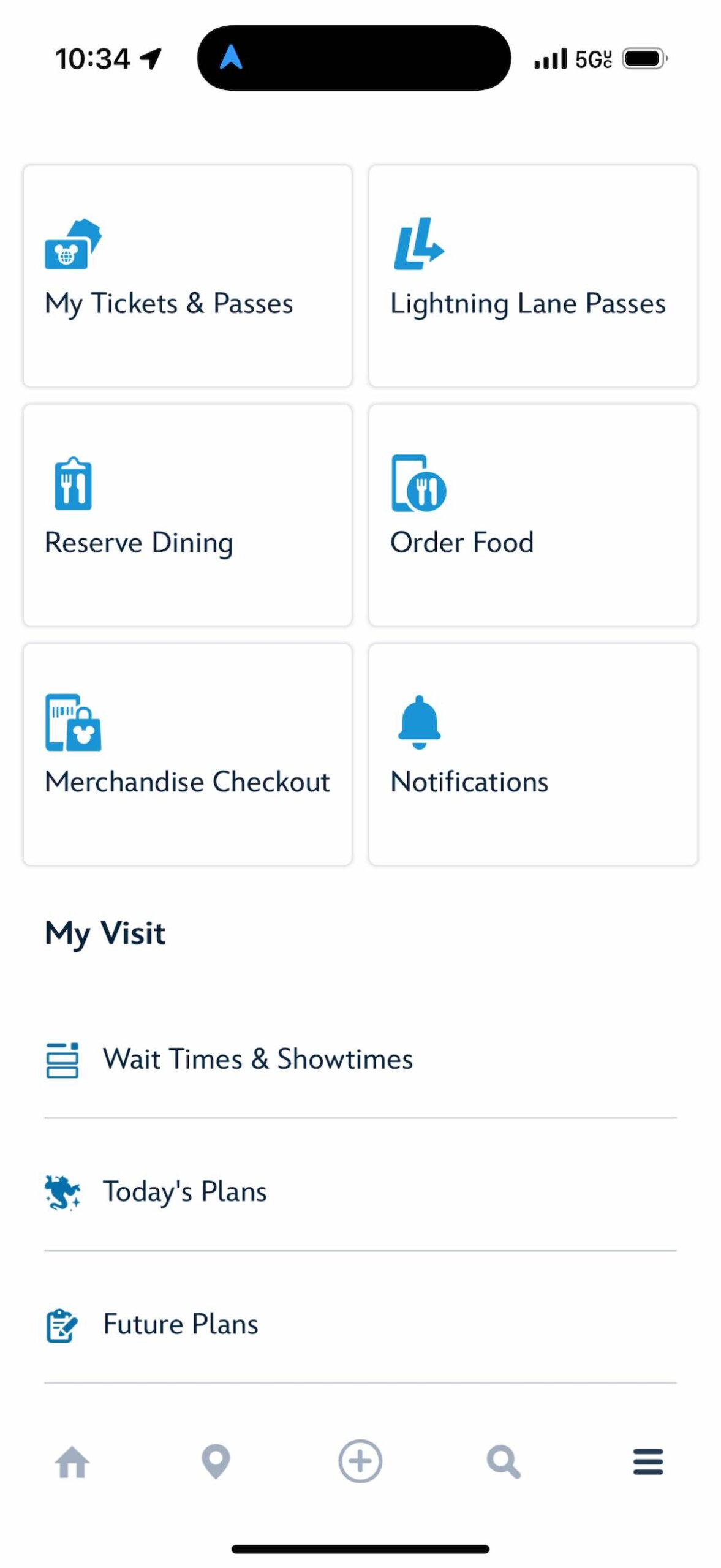 screen shot my disney experience search single rider