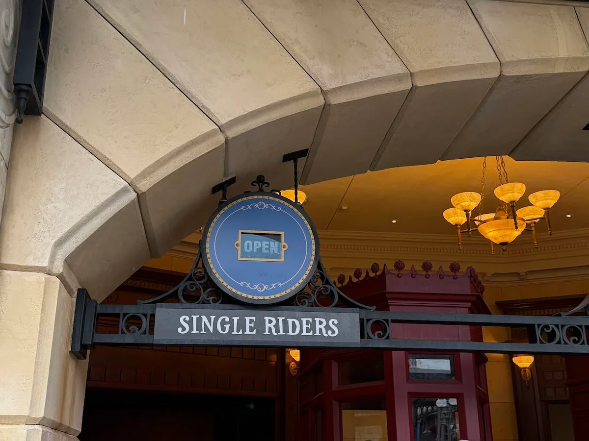 single rider entrance