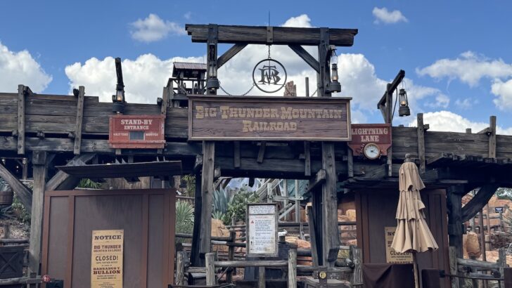 Disappointing News for Disney’s Big Thunder Mountain Closure