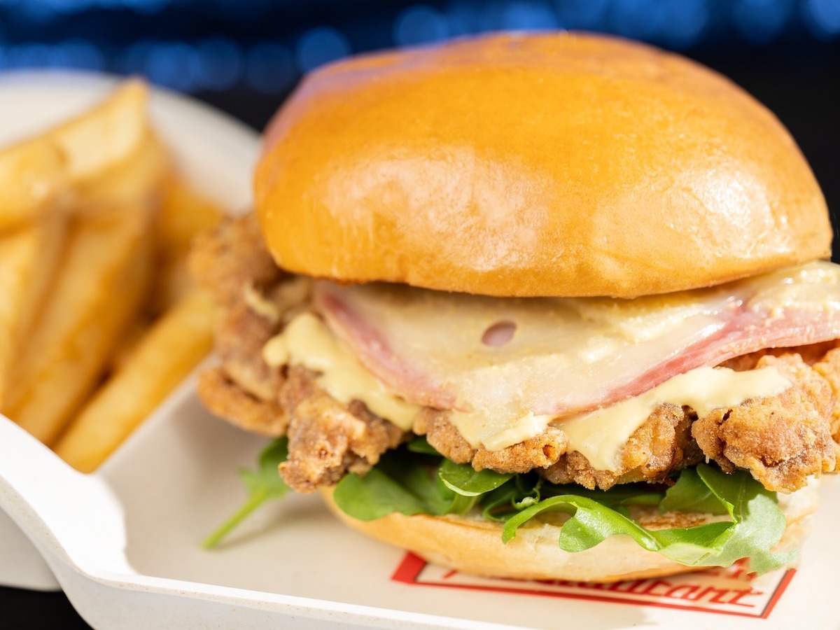 Fried Chicken Cordon Bleu Sandwich