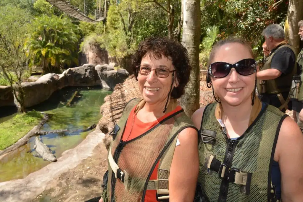 Wild africa trek crocodiles
