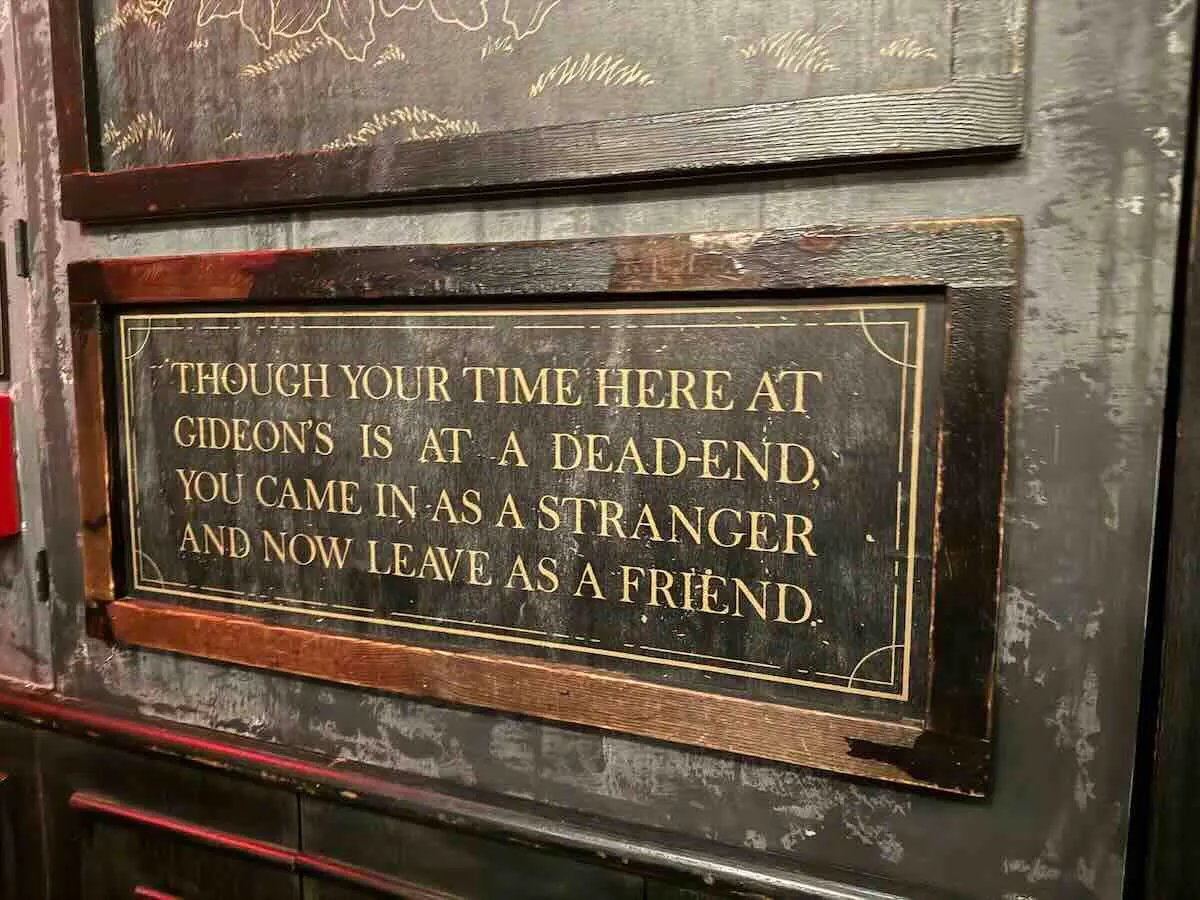 gideon sign