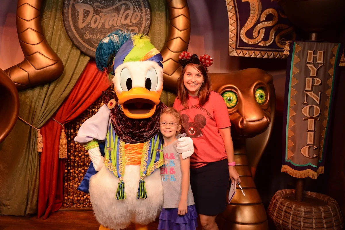 Donald Duck Snake Charmer