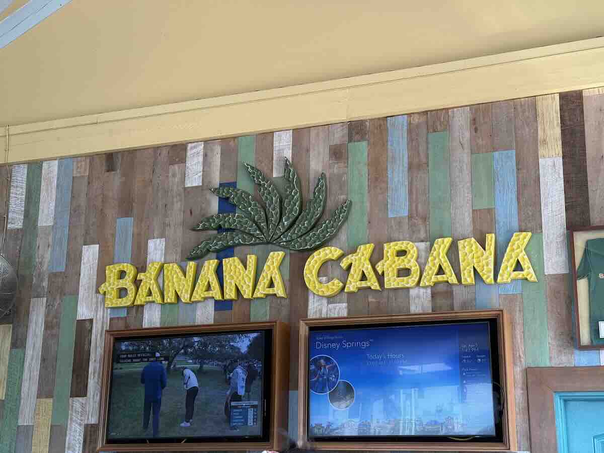 banana cabana sign