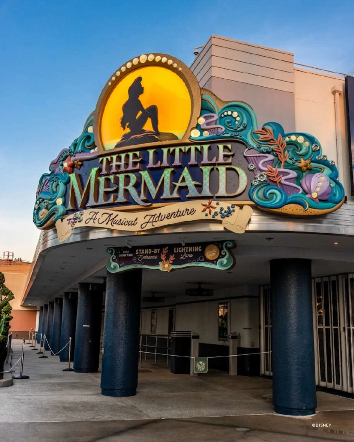 the little mermaid marquee