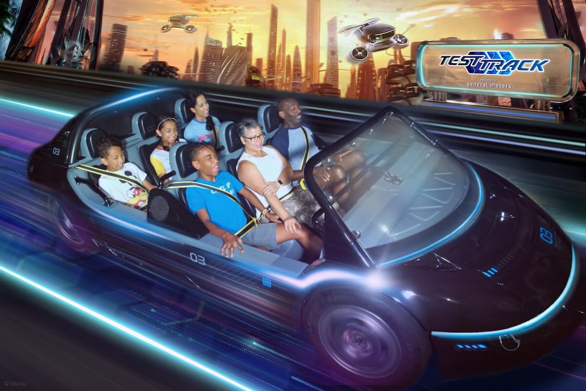 test track on ride photo