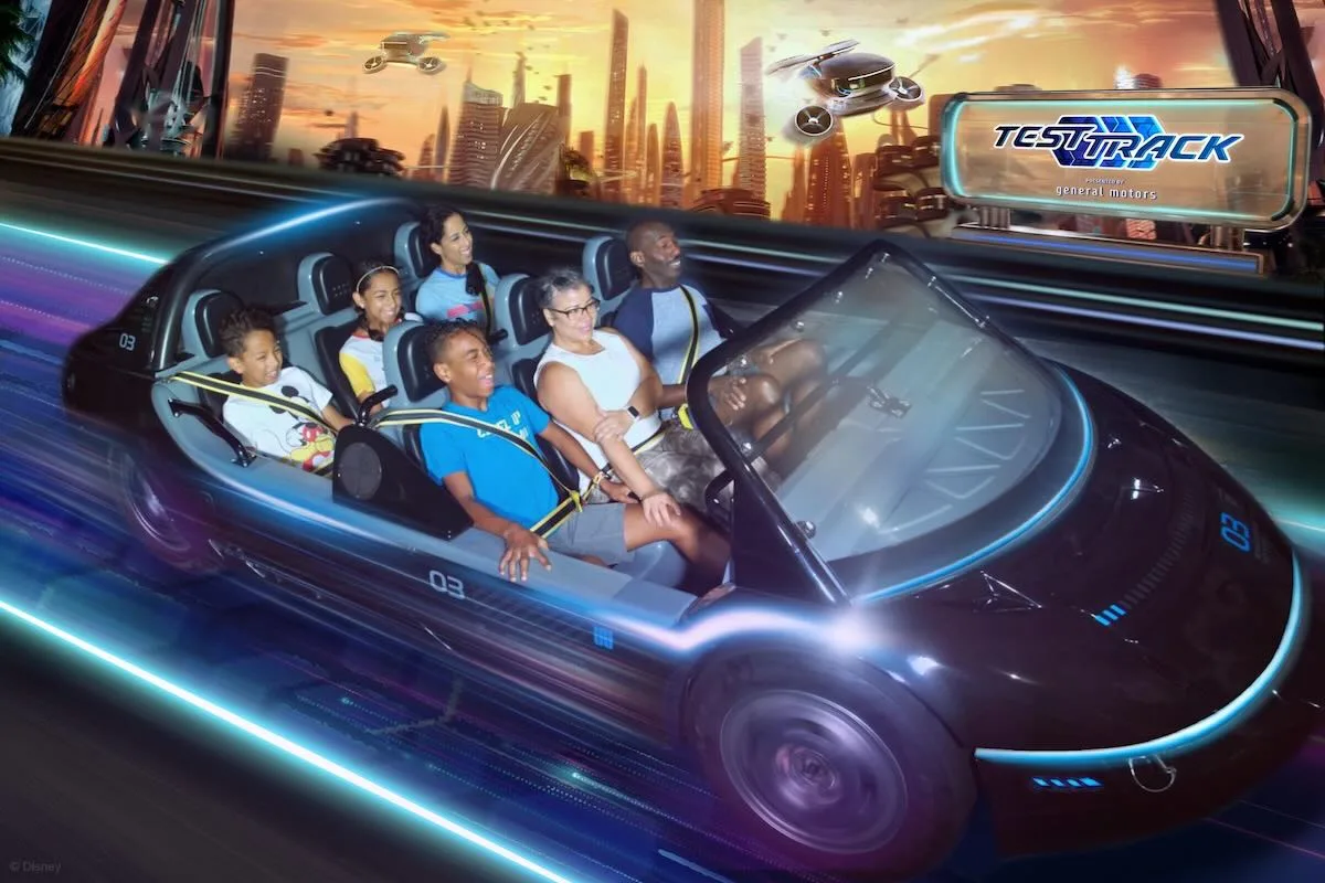 test track on ride photo