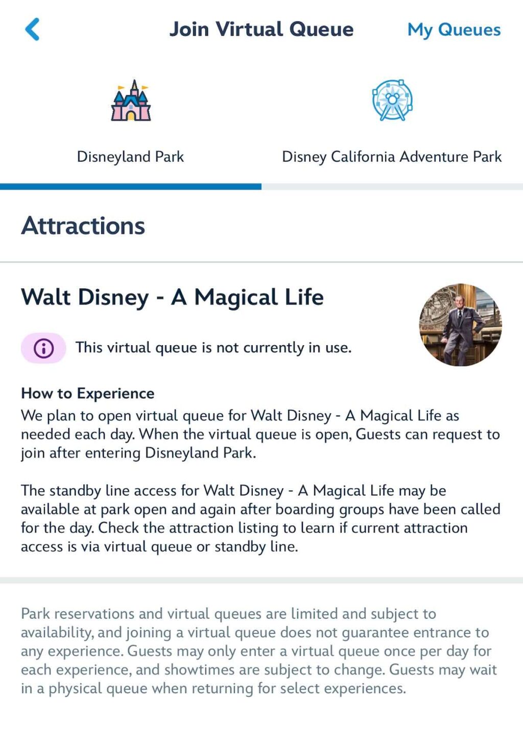 A magical life virtual queue