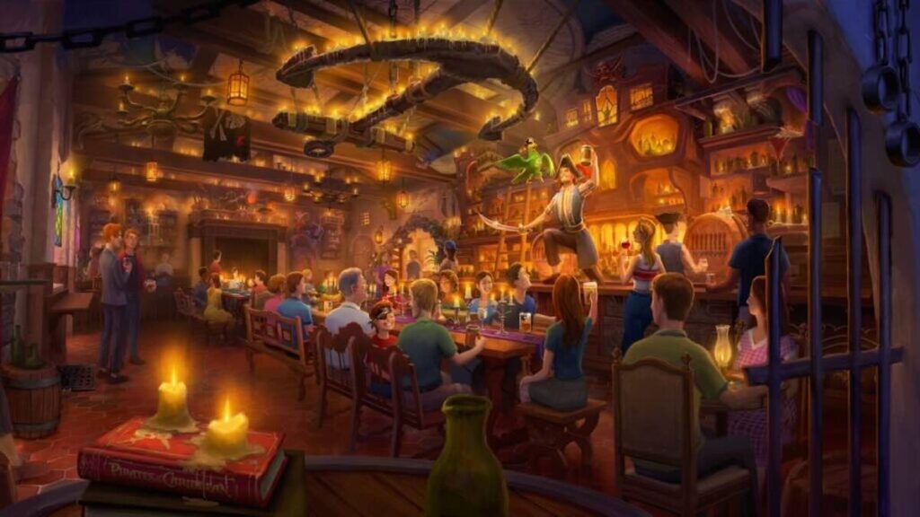 Take a Look Inside Magic Kingdom's Pirate-Inspired Lounge