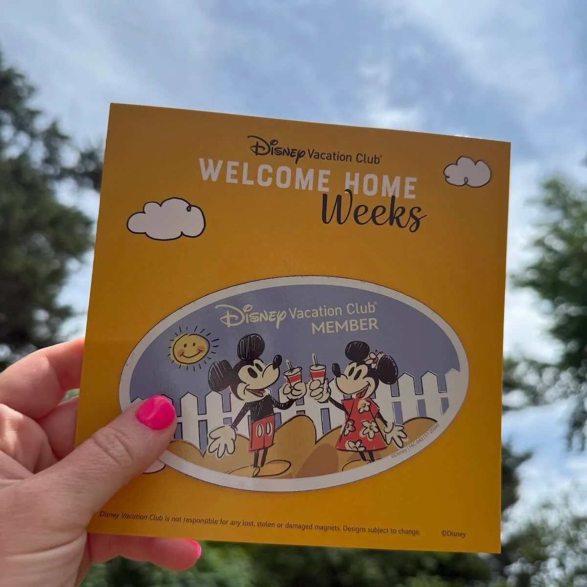 Welcome Home Weeks Magnet
