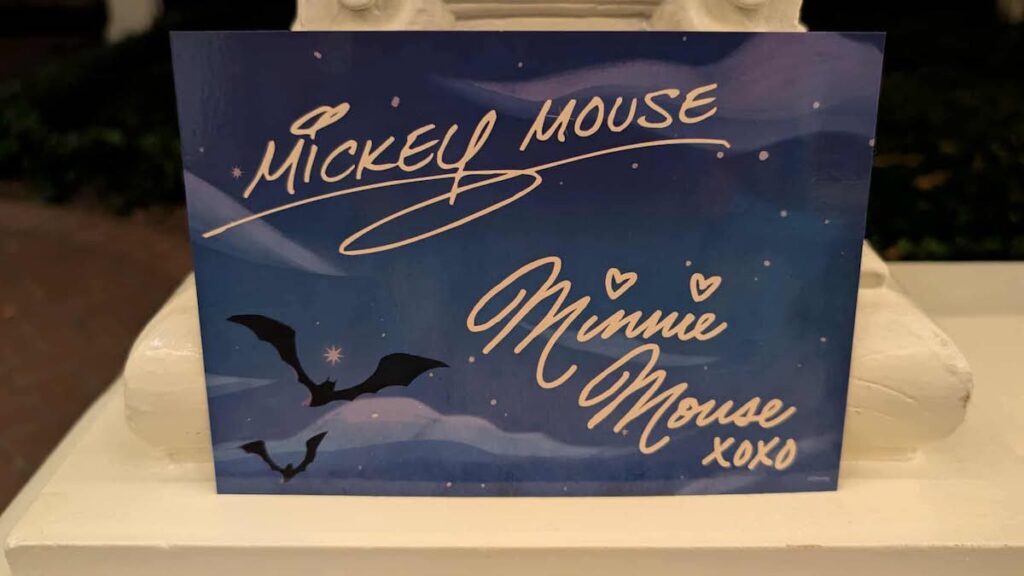 Mickey and Minnie autograph MNSSHP