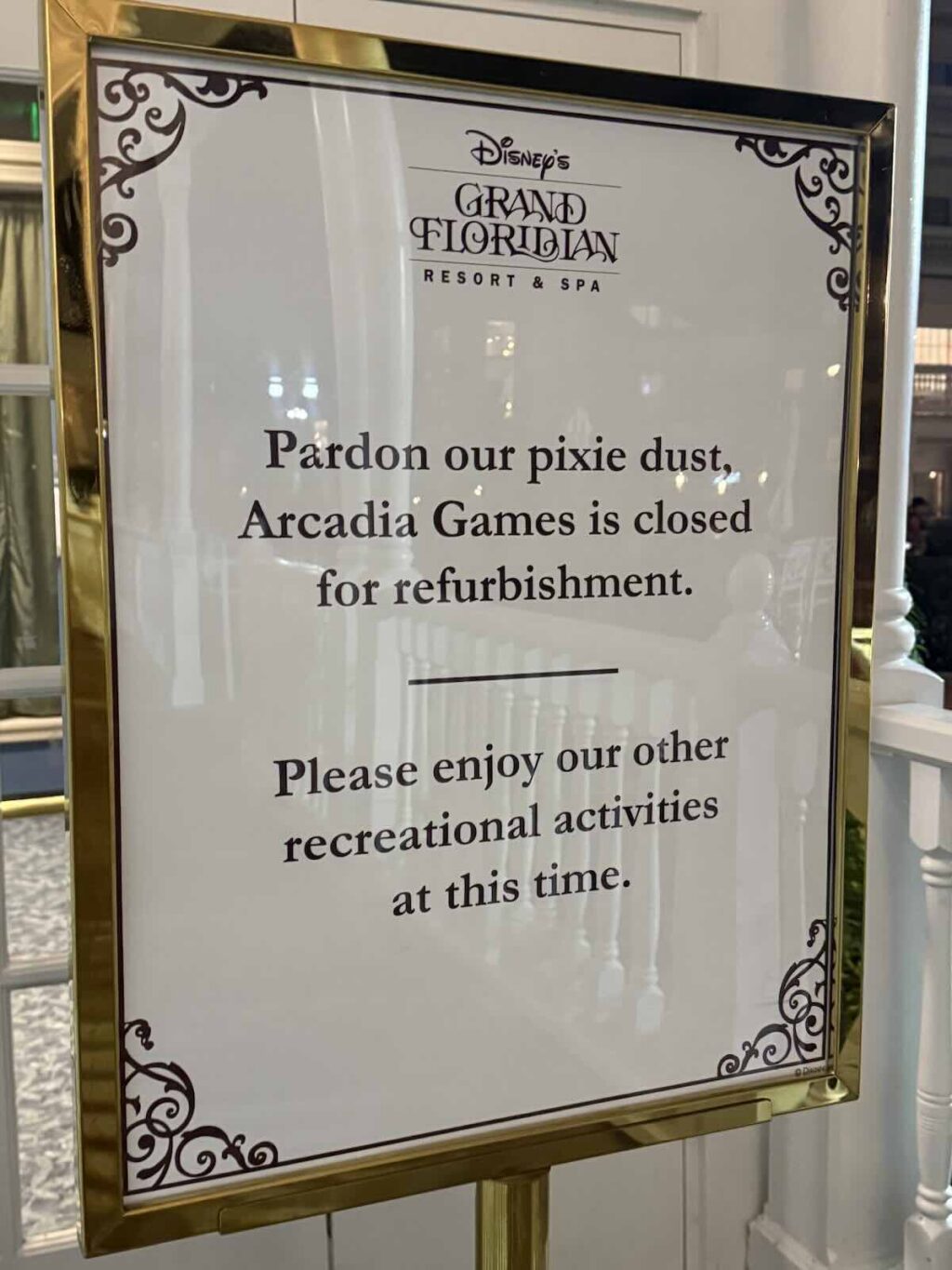 arcade closed grand flo