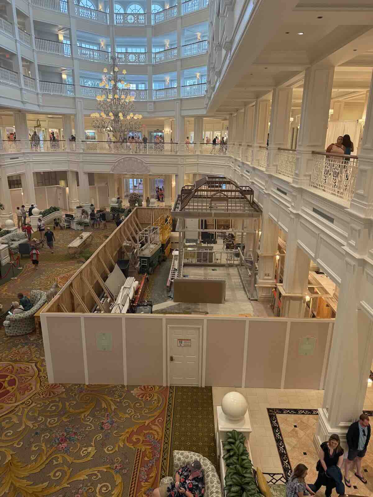 grand flo lobby birdcage upper level