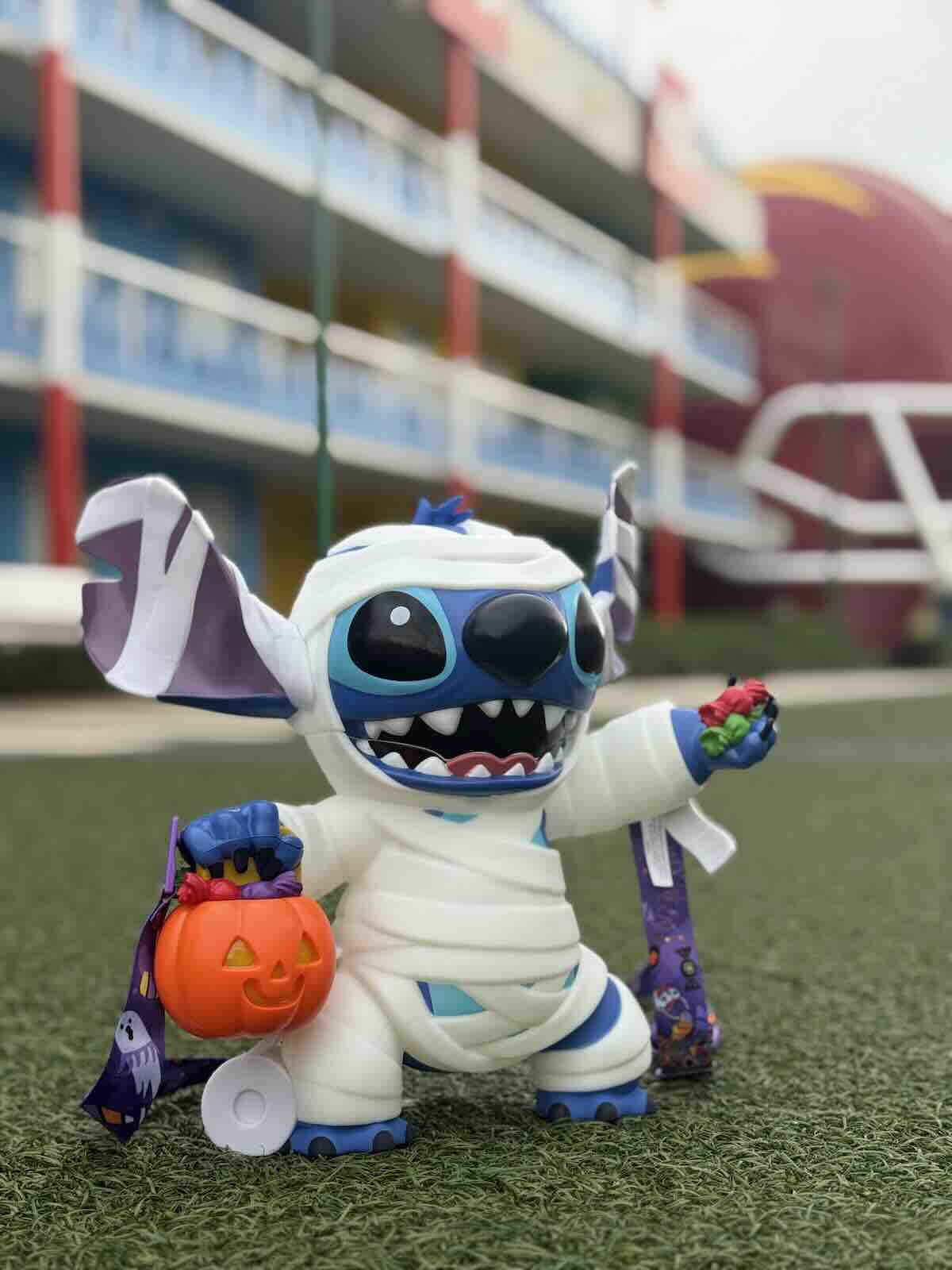 stitch mummy popcorn bucket front