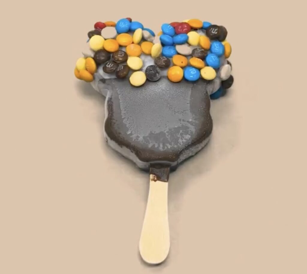 Mickey hand dipped ice cream bar