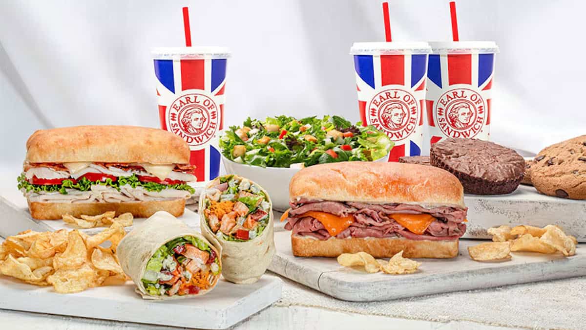 earl of sandwich food