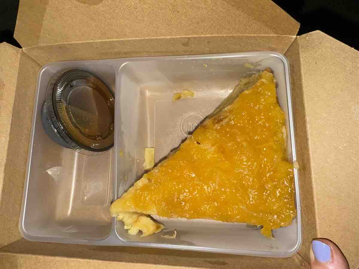 Pineapple-coconut bread pudding to go