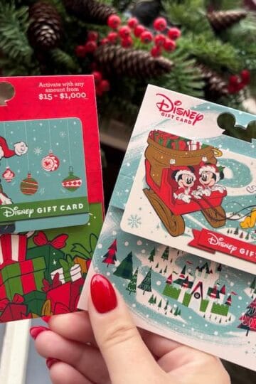 Special Disney Holiday Gift Cards Have Arrived!