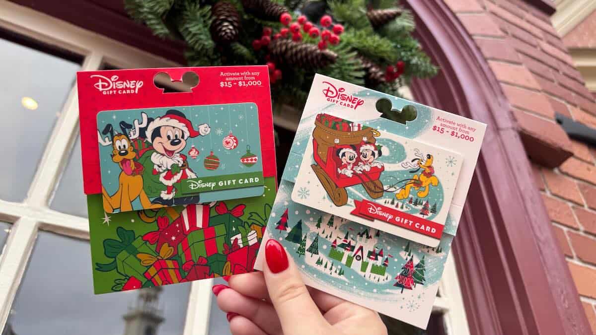 Special Disney Holiday Gift Cards Have Arrived!