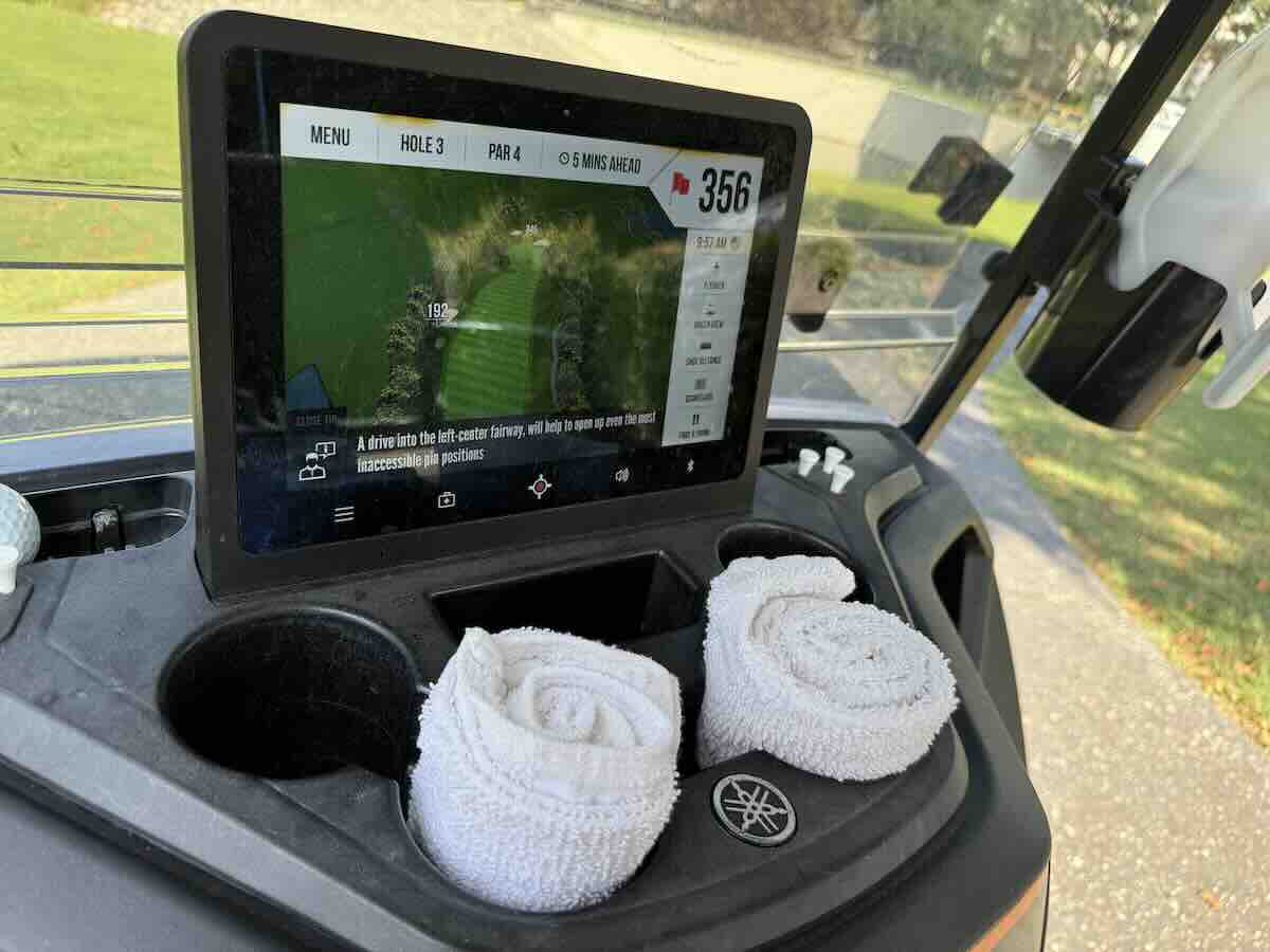 golf cart with gps