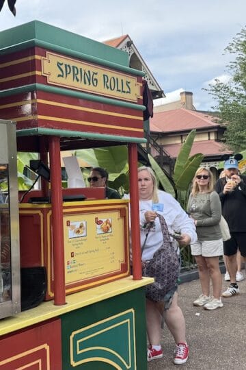 Warning Issued for Magic Kingdom's Spring Roll Cart