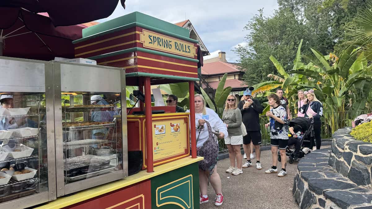 Warning Issued for Magic Kingdom's Spring Roll Cart
