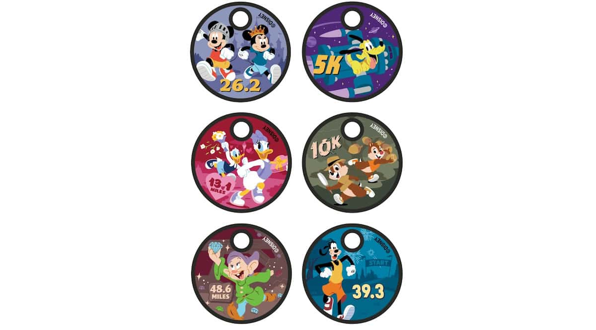 rundisney brooks marathon badges