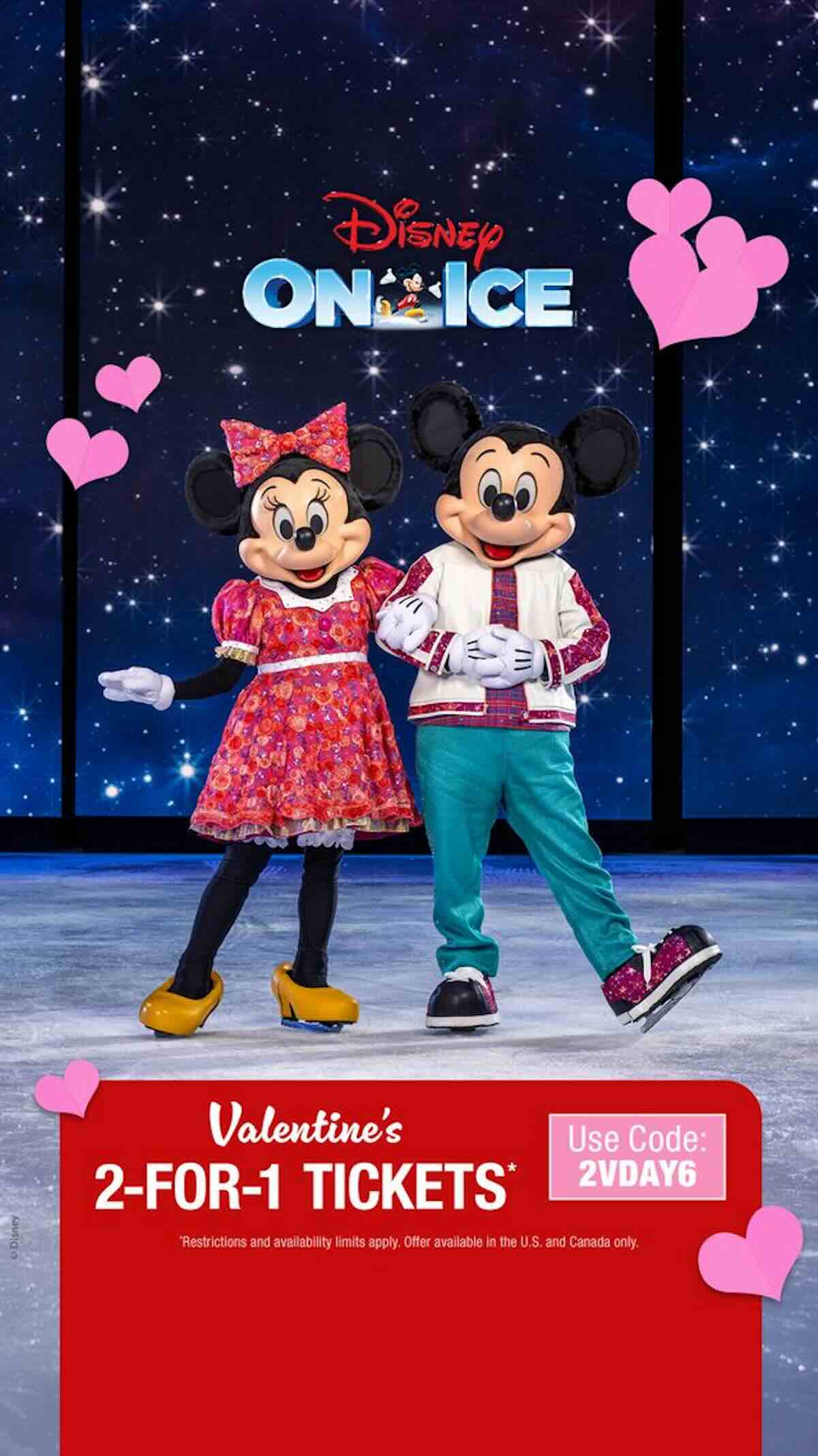 two for one ticket deal disney on ice