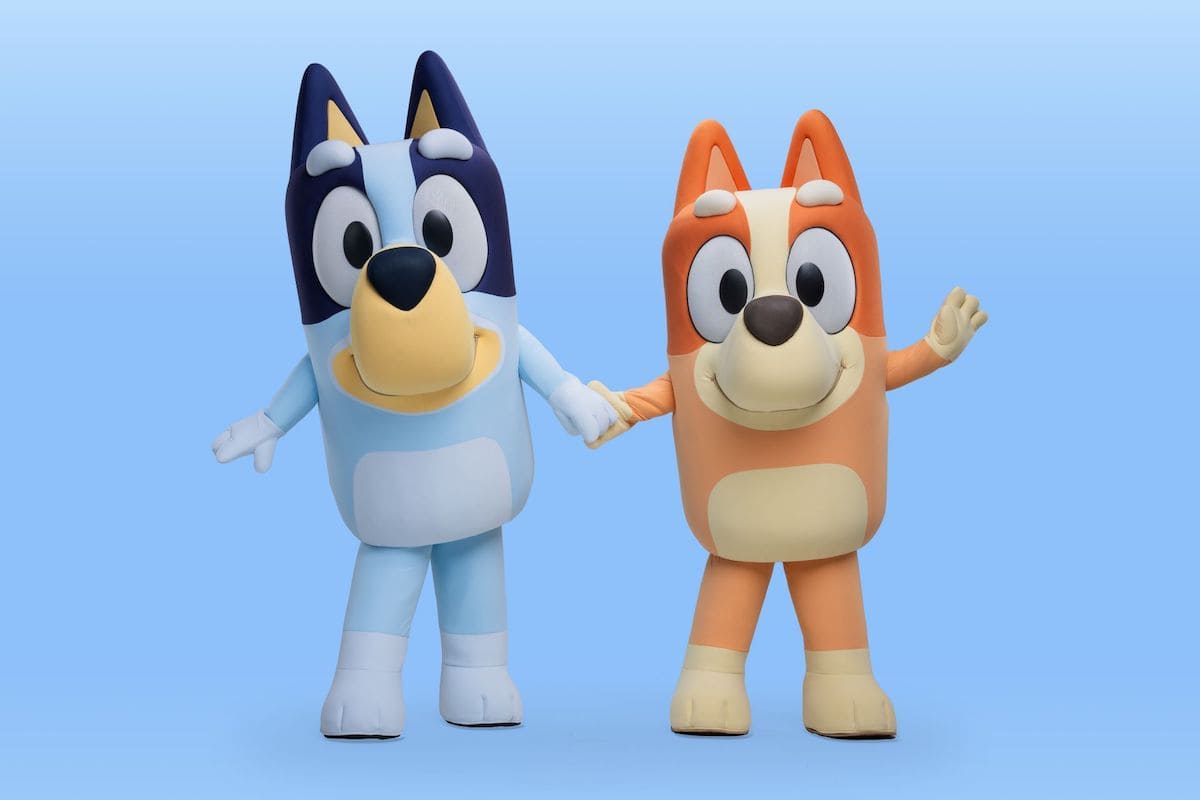 Picture of Bingo and Bluey in Disney