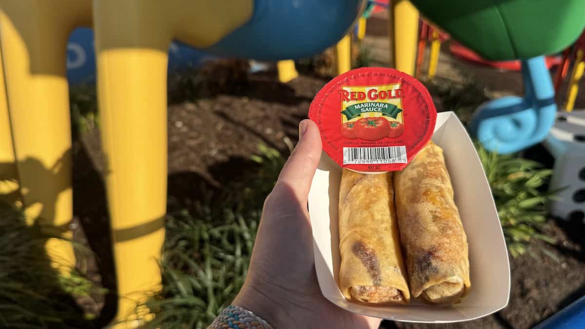 Pizza Planet Spring Rolls