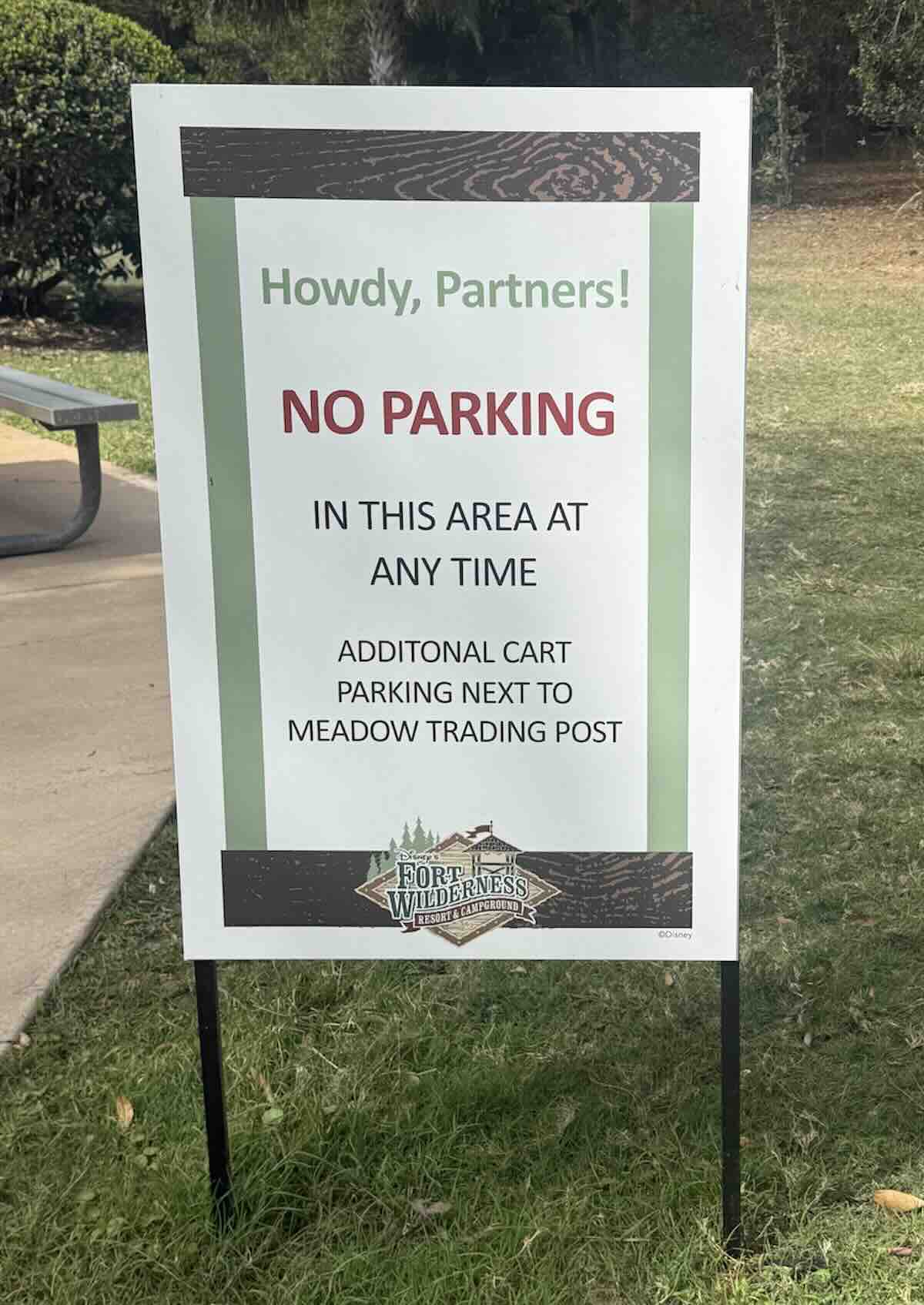 fort construction no parking