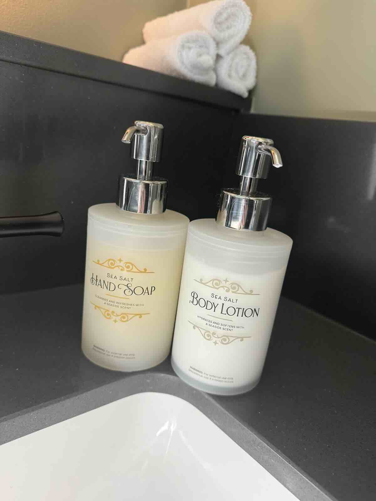 hand and lotion pump