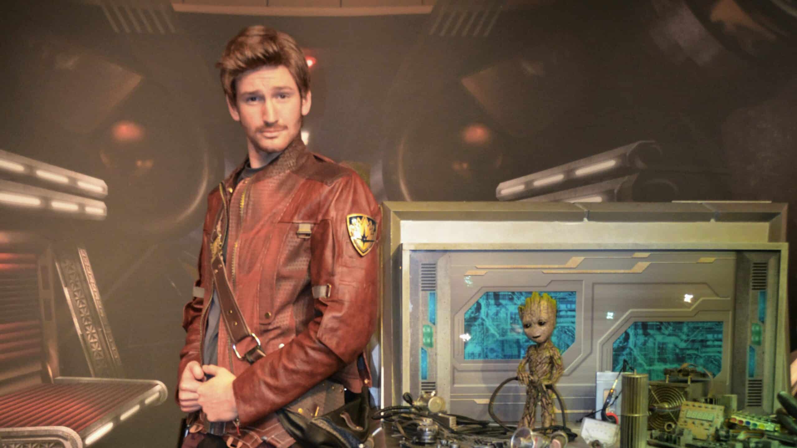 Star Lord and Baby Groot 2017